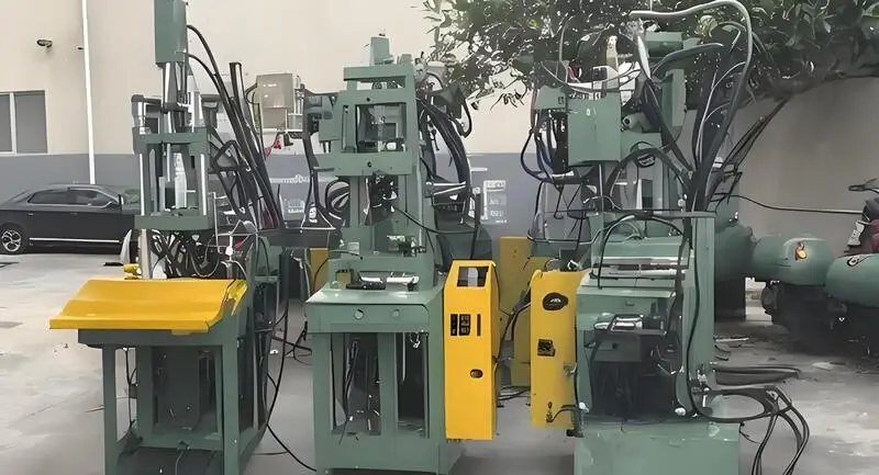 Macchina per lo stampaggio a iniezione verticale