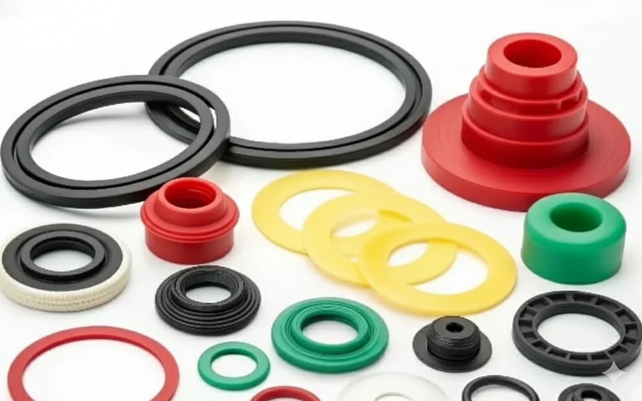 Assorted rubber gaskets and seals
