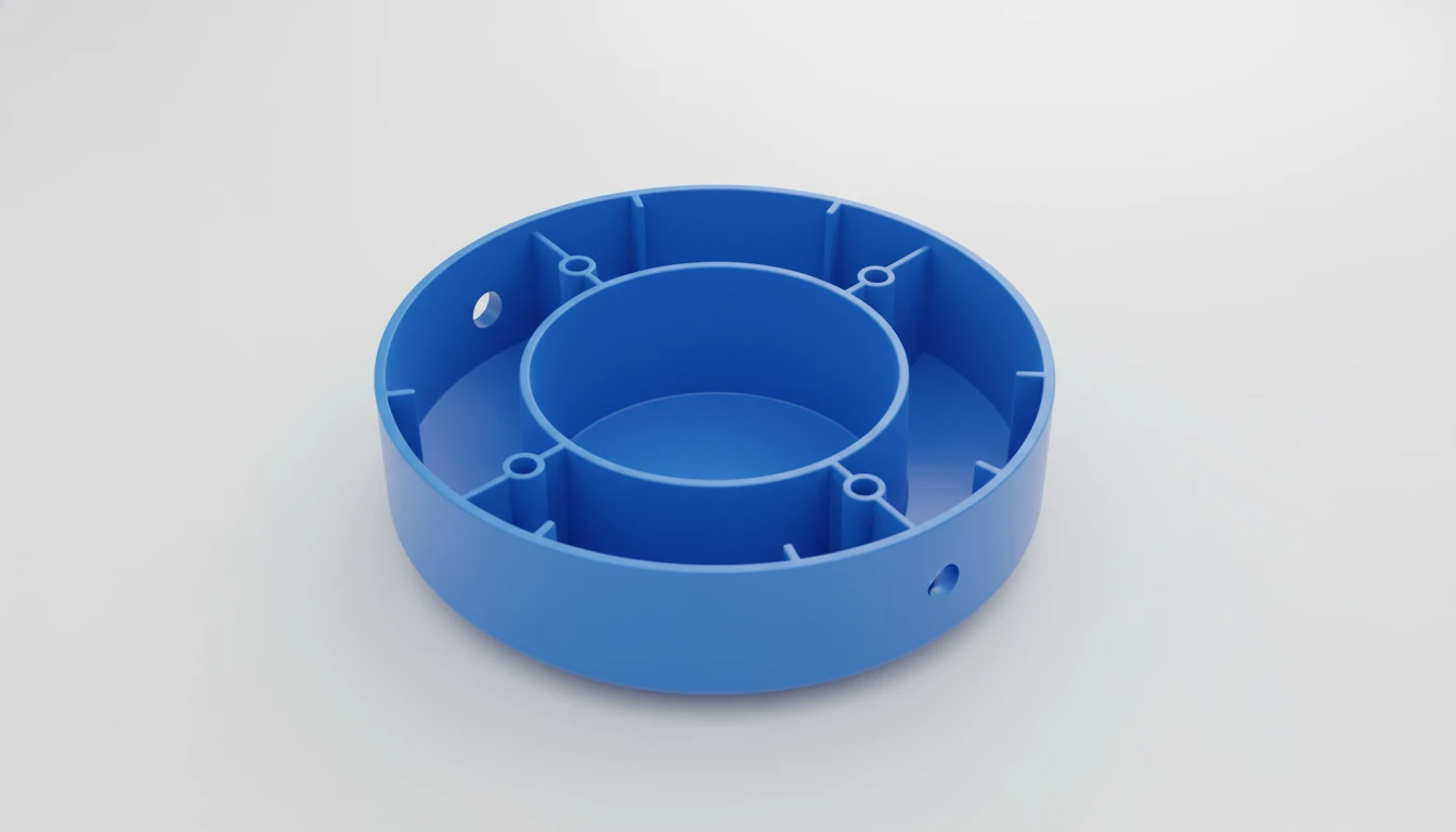 Desenho de nervuras de plástico