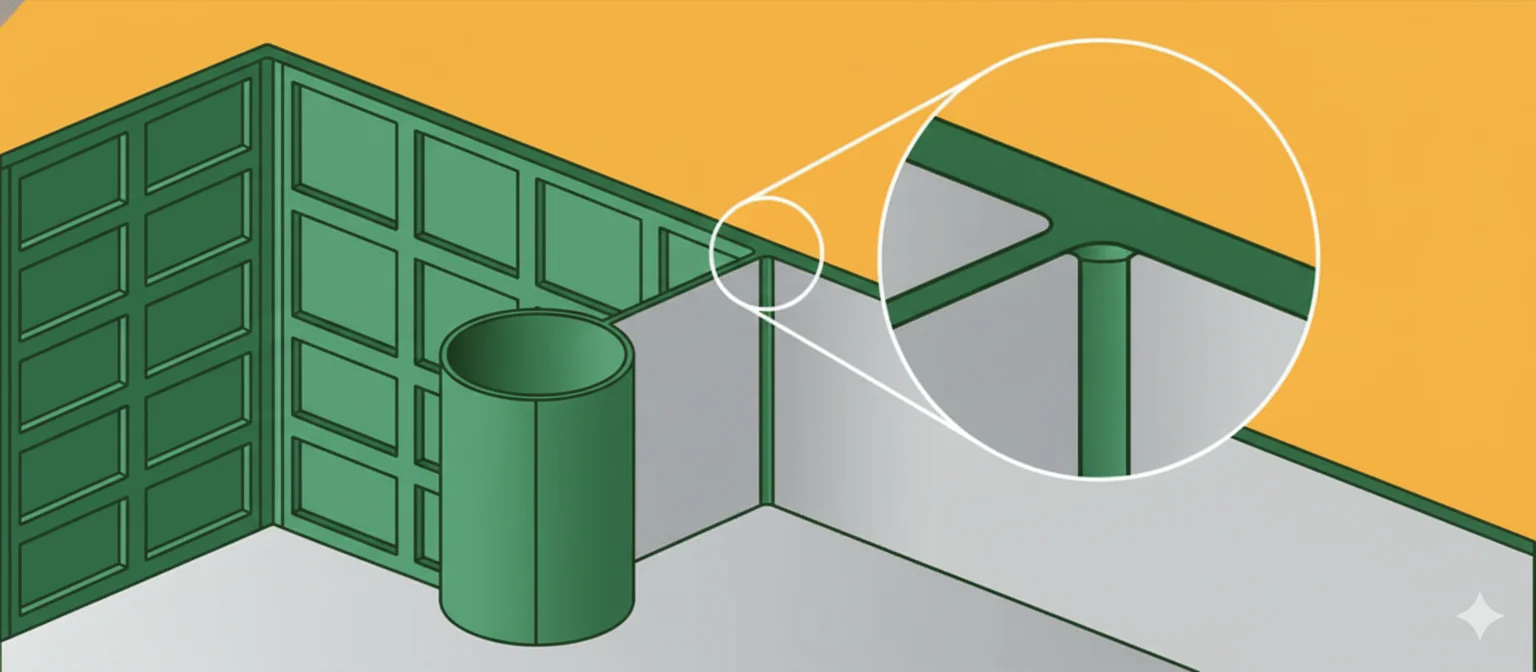 플라스틱 리브 디자인