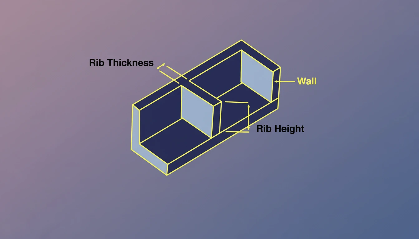 Desenho de nervuras de plástico