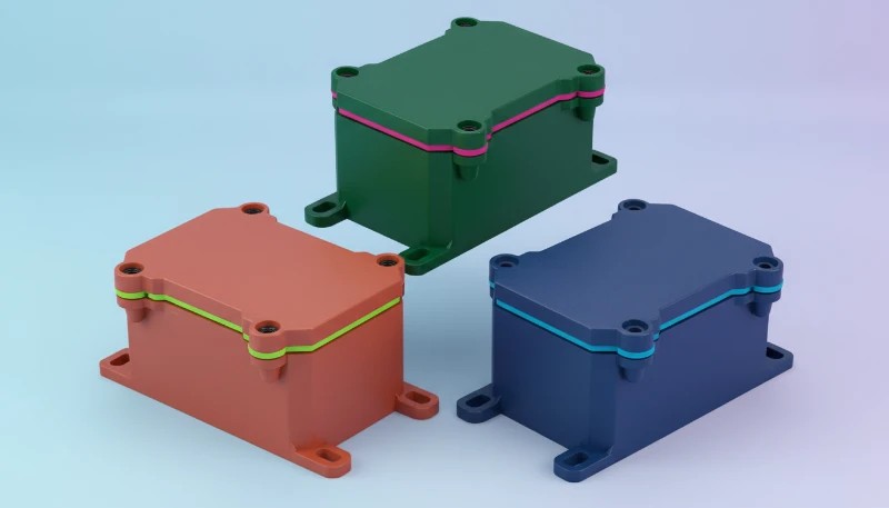 Plastic injection mold tooling with molded parts