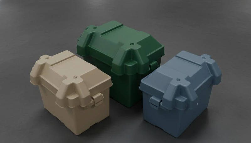 Precision plastic molded components