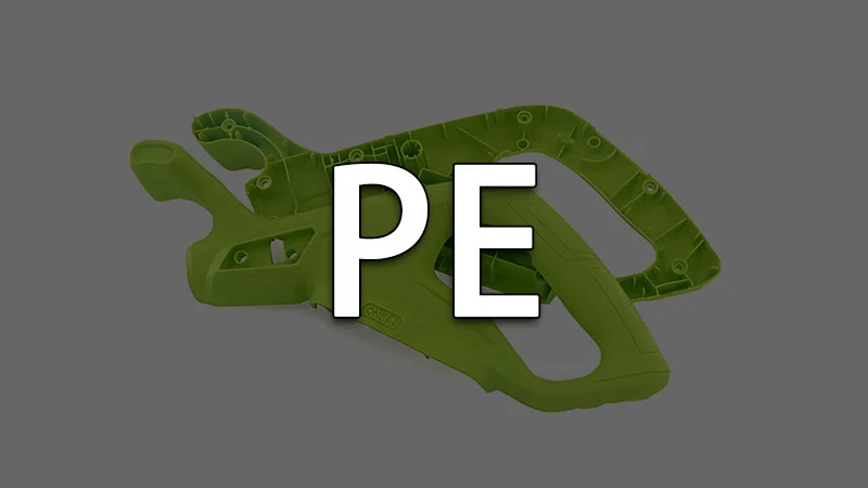 Green plastic molded part on neutral background, showcasing precision engineering.