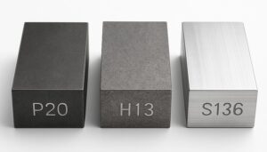 P20 H13 S136 mold steel comparison blocks