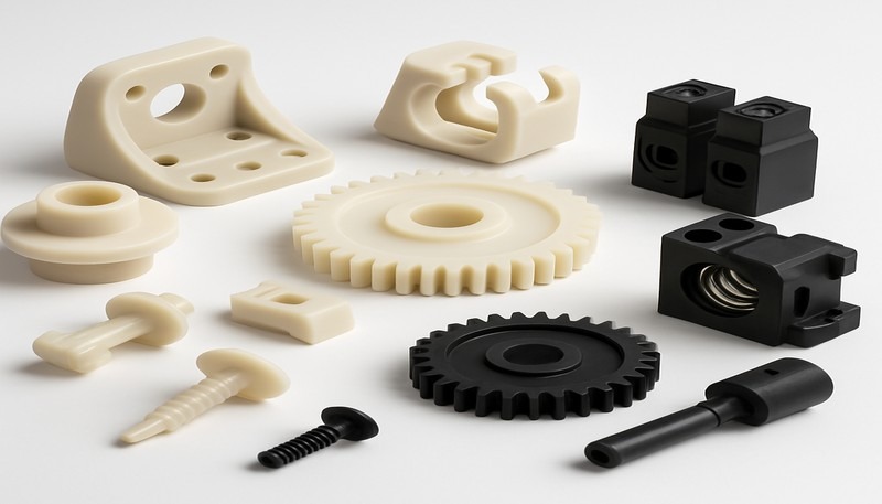 High-quality PA6 nylon injection molded parts