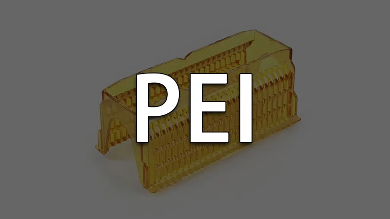 Intricate PEI plastic injection mold part showcasing precision.