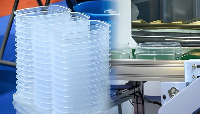 Thin-wall molded plastic part with precision dimensions