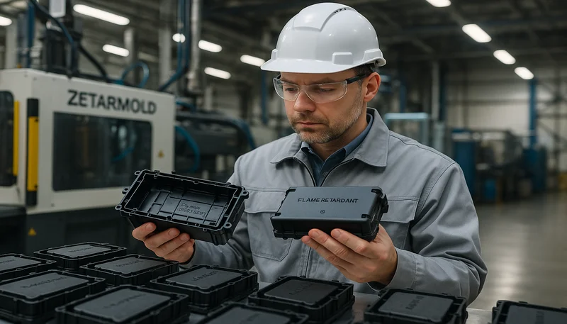 Injection molding product quality inspection and compliance testing