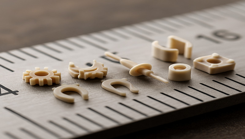 Micro Molded Parts & Precision Injection Molded Closeup