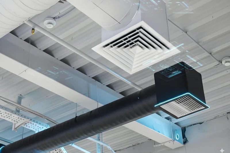 HVAC injection molded parts