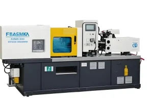 Industrial plastic injection molding machine.