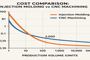 injection Molding-vs-cnc machining-cost