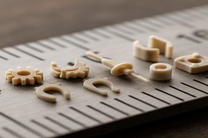Micro Molded Parts Closeup